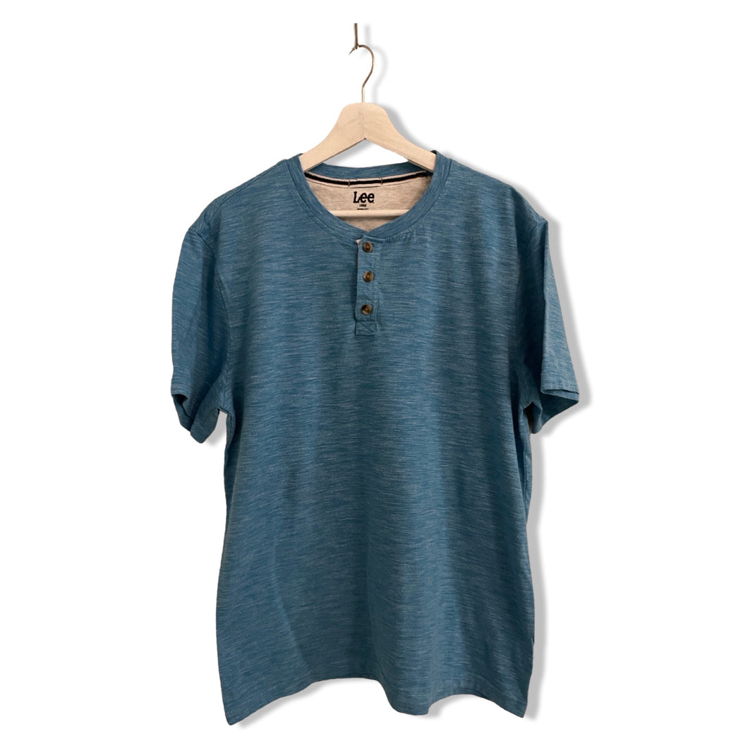 T-SHIRT LEE BLEU L