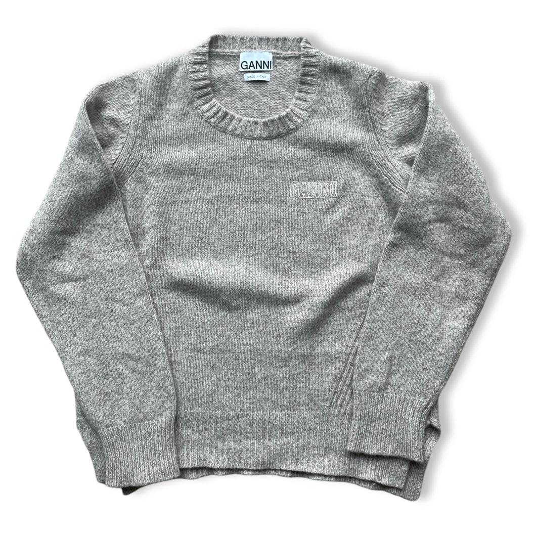 PULL GANNI BEIGE/GRIS S