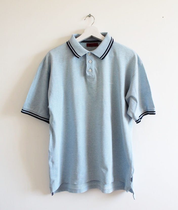 POLO ASICS BLEU XL
