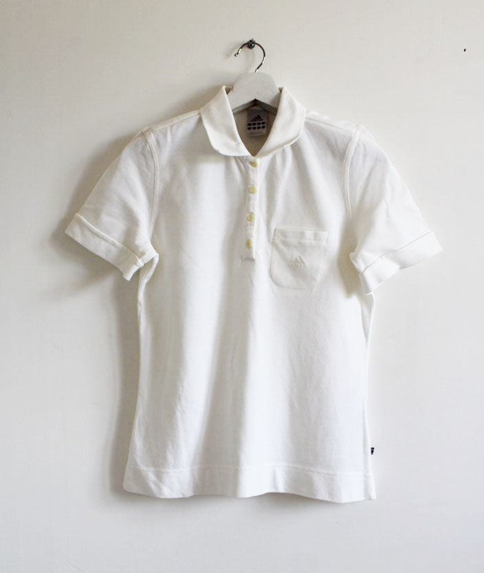 POLO ADIDAS BLANC FEMME M